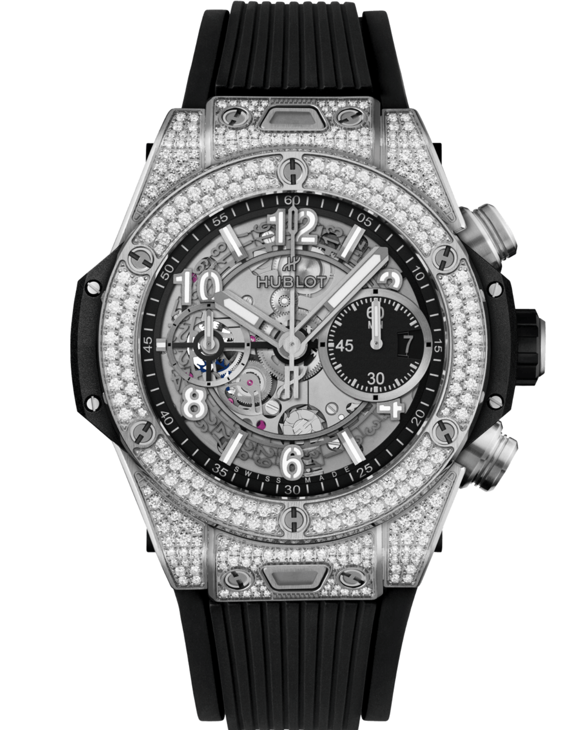 Big Bang Unico Titanium Pavé 42mm - đồng hồ