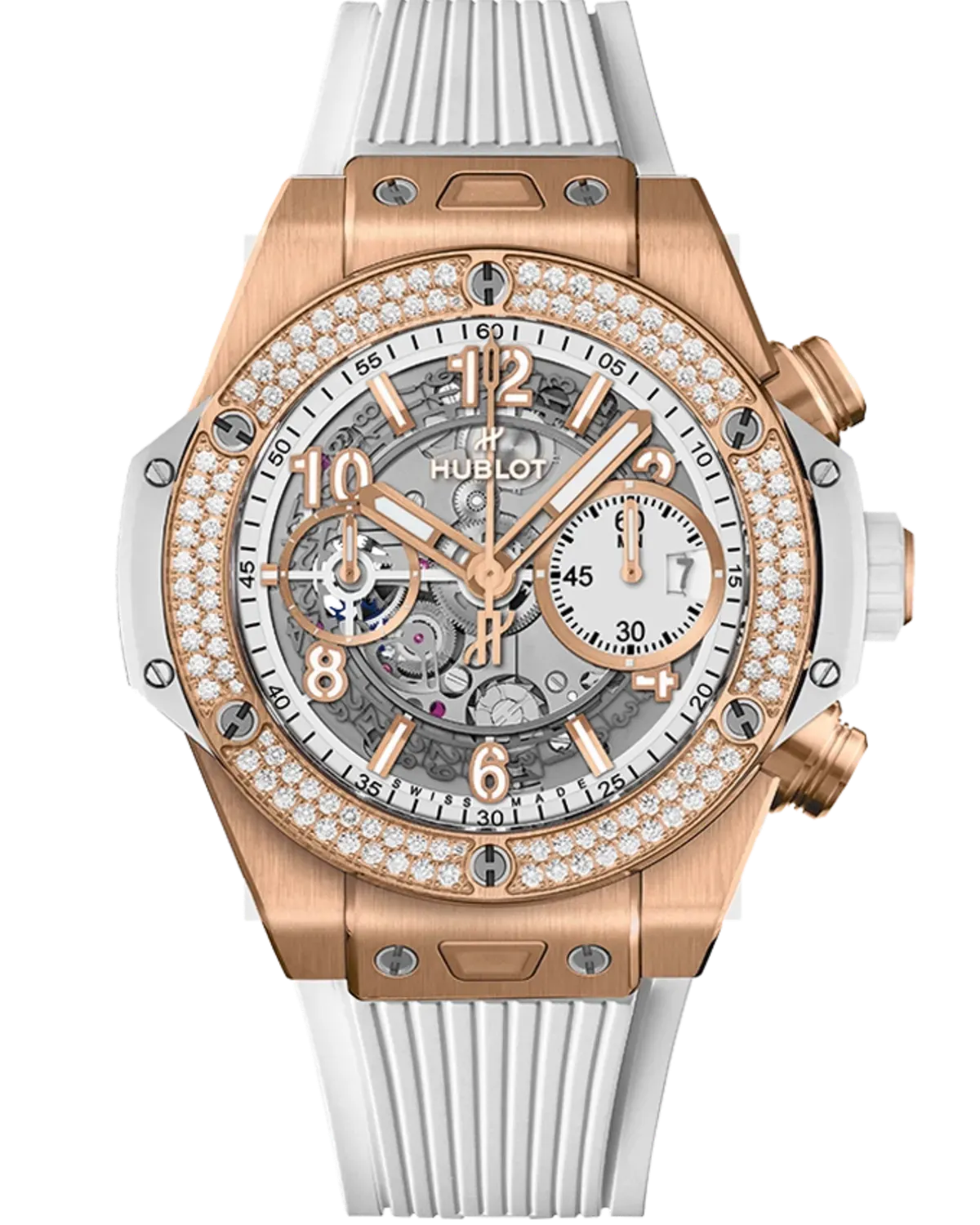 Big Bang Unico King Gold Diamonds 42mm - đồng hồ