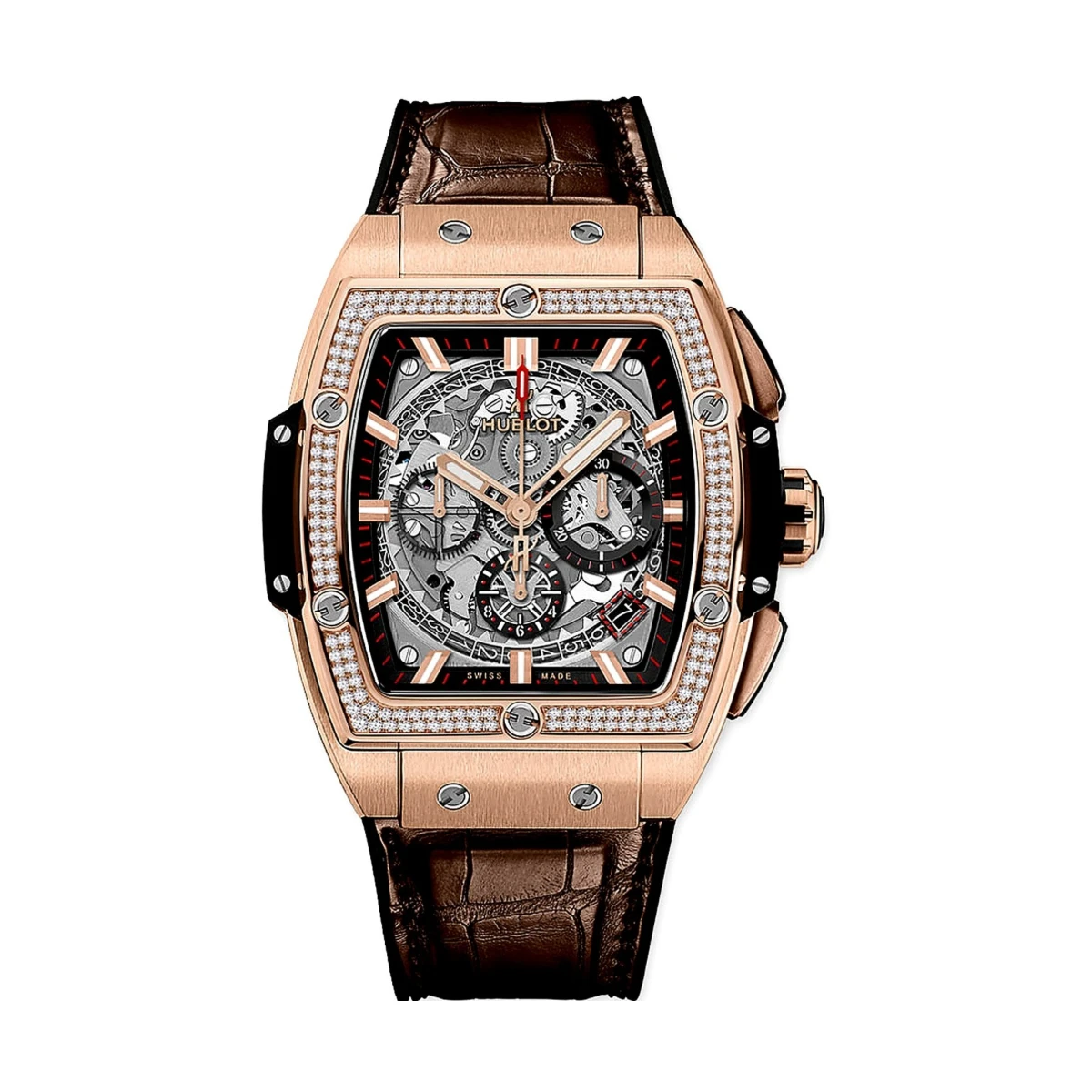 Spirit Of Big Bang King Gold Benzel Diamond  42mm - đồng hồ