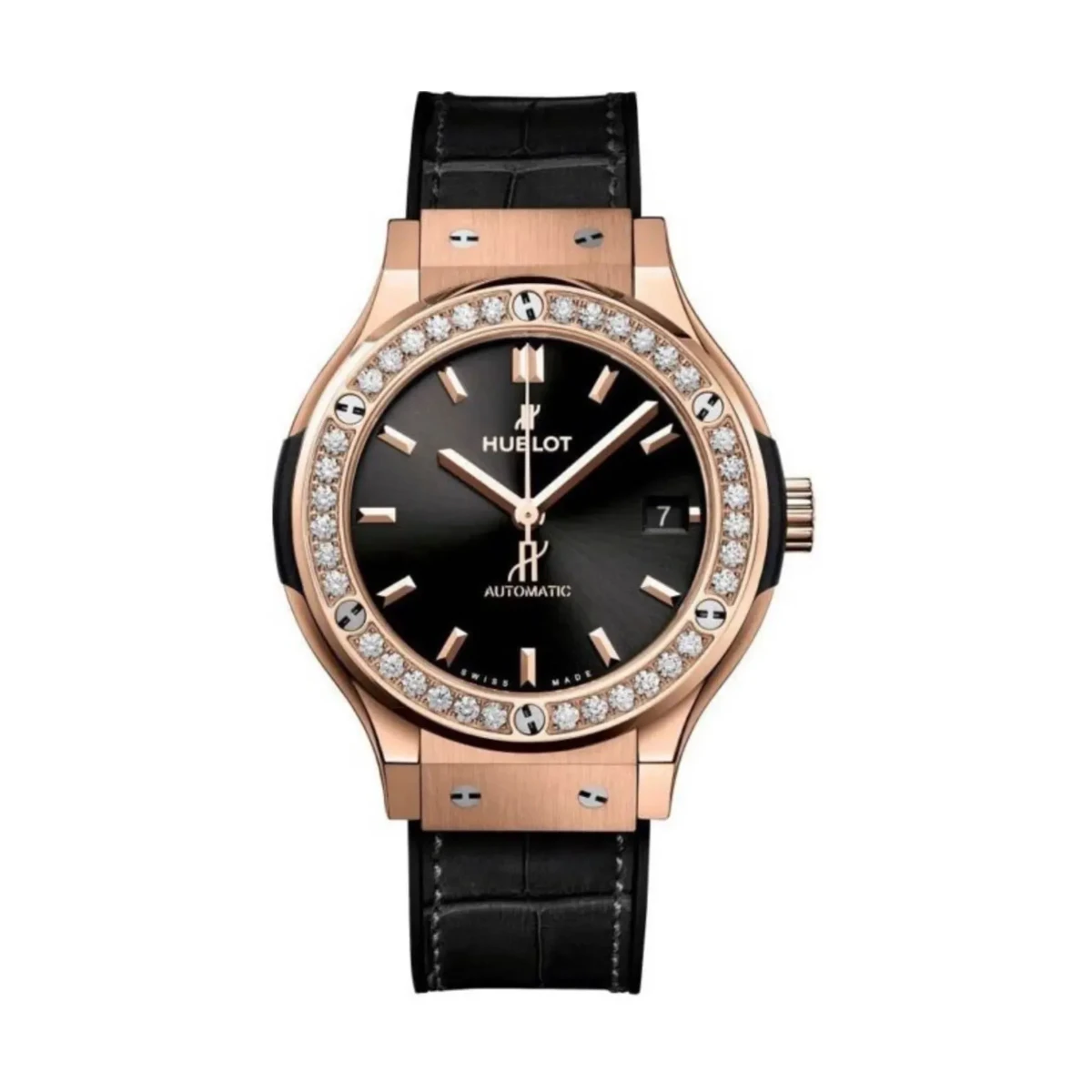 Classic Fusion King Gold Benzel Diamond 38mm - đồng hồ