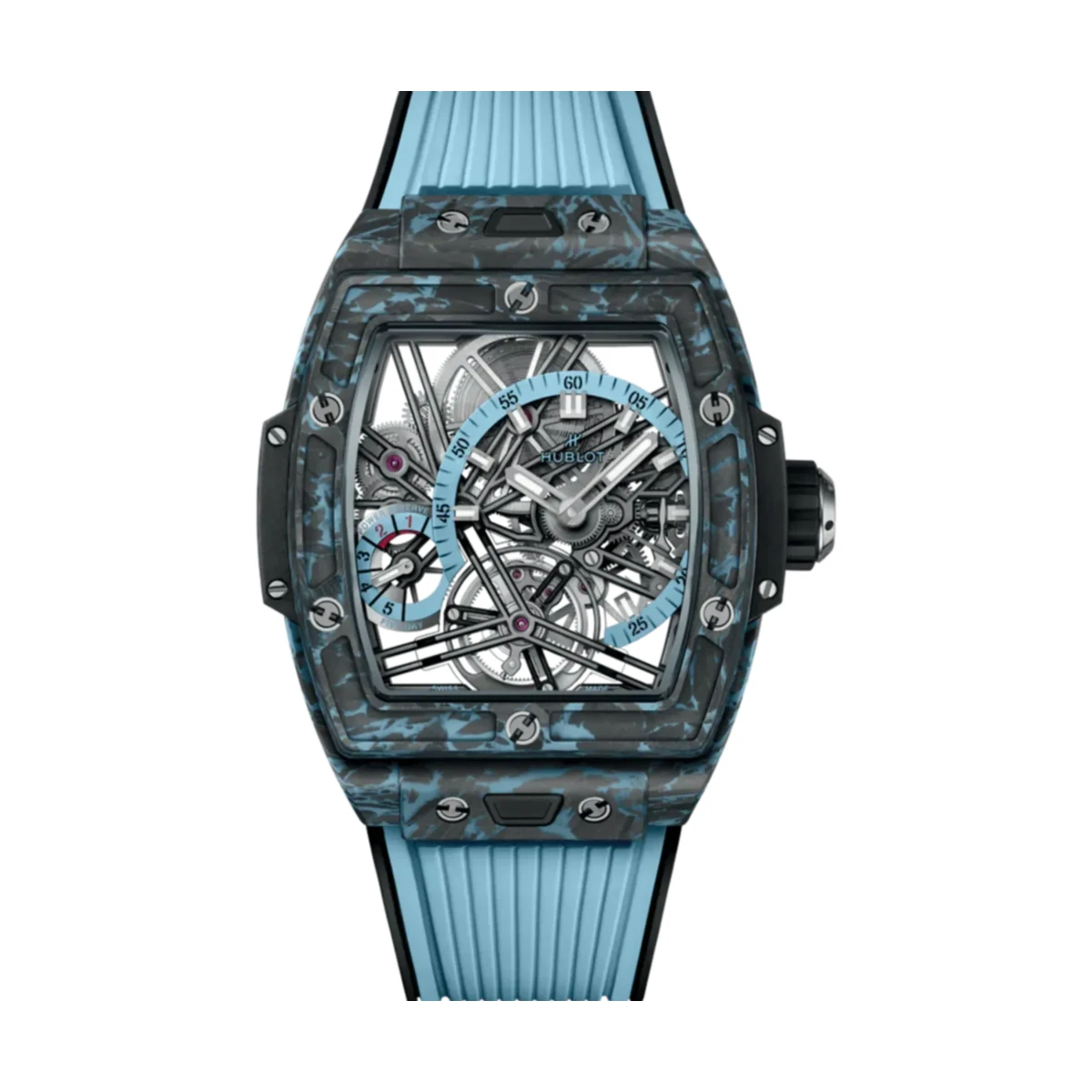 Spirit Of Big Bang Tourbillon Carbon Sky Blue 42mm Limited 50pcs - đồng hồ