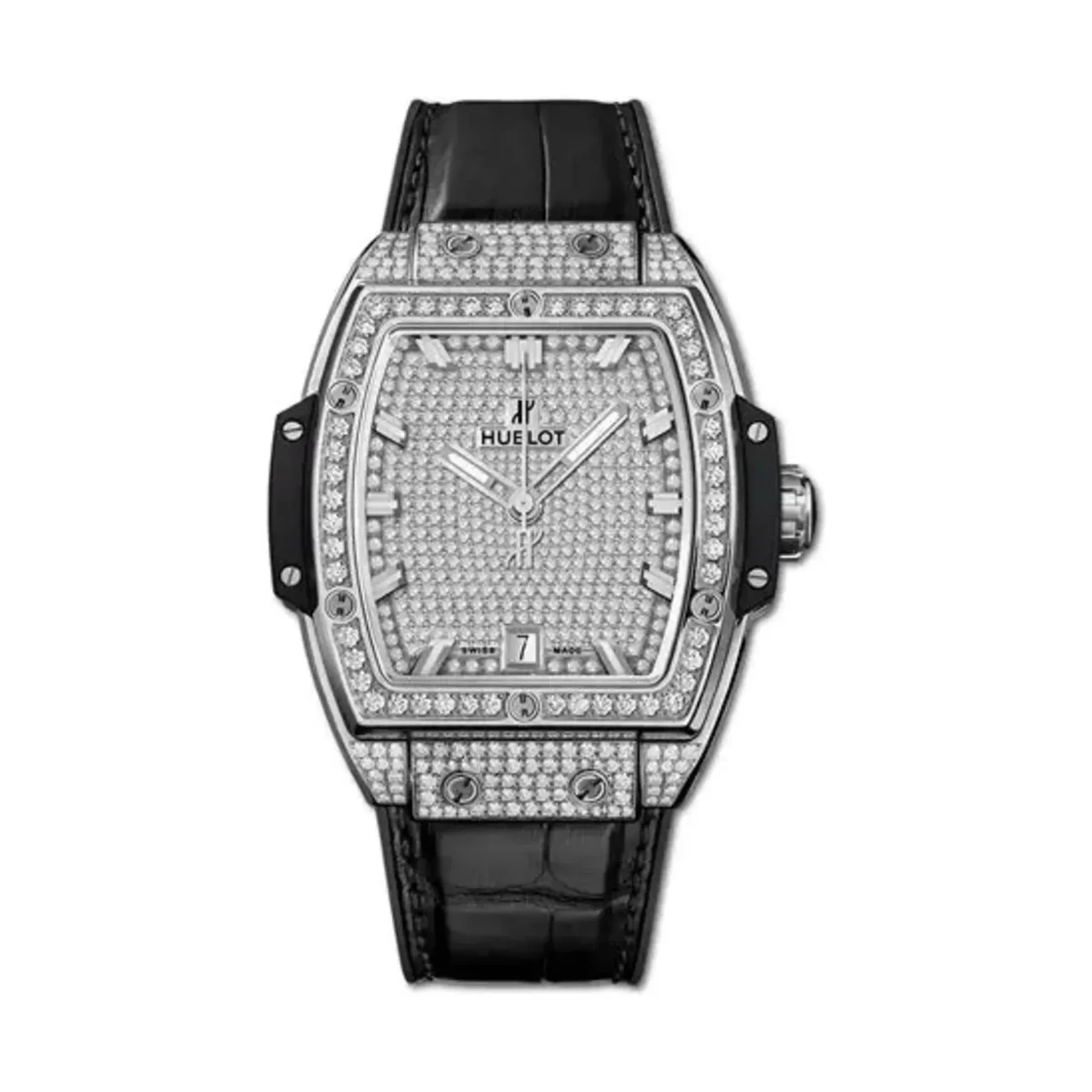 Spirit of Big Bang Titanium Full Pavé 39mm - đồng hồ