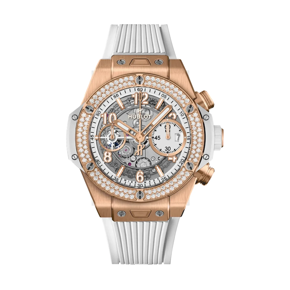 Big Bang Unico King Gold Diamonds 42mm - đồng hồ
