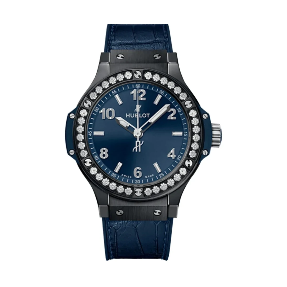 Big Bang Ceramic Blue Diamonds 38mm - đồng hồ